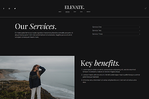 Elevate Squarespace Template