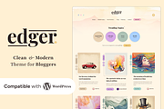 Edger a Minimal Blog for WordPress, a WordPress Template by EstudioPatagon Themes (Thumbnail 3 of 3)