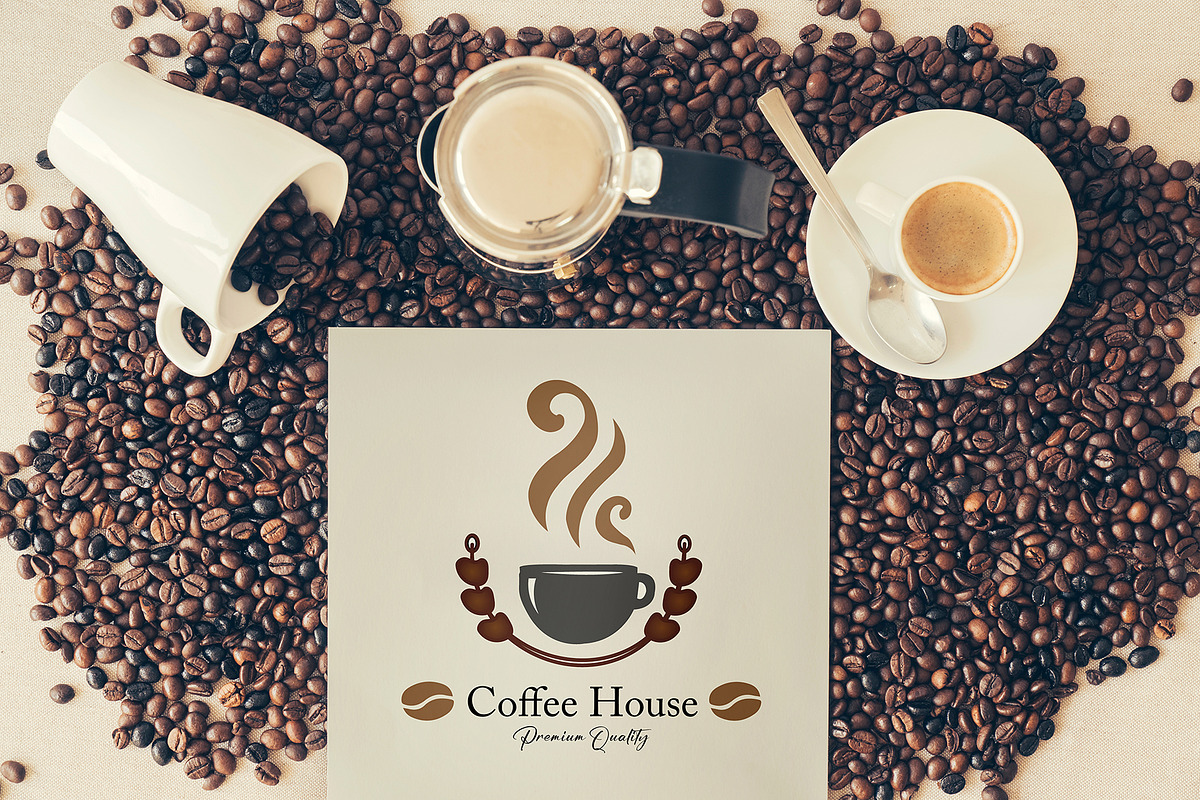 Stylish Coffee Shop Logo Design, a Branding & Logo Template by YUDesignStore (Photo 2 of 5)