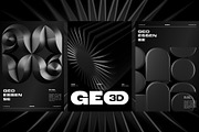3D Dark Geometrics 234 illustrations, an Object Graphic by assetpro.design (Thumbnail 2 of 16)