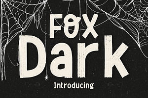 Fox Dark Font, a Handwritten Font by Fox7 By Rattana