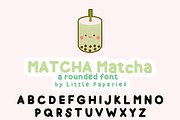 Matcha Matcha Font, a Script Font by Little Paperies (Thumbnail 2 of 4)