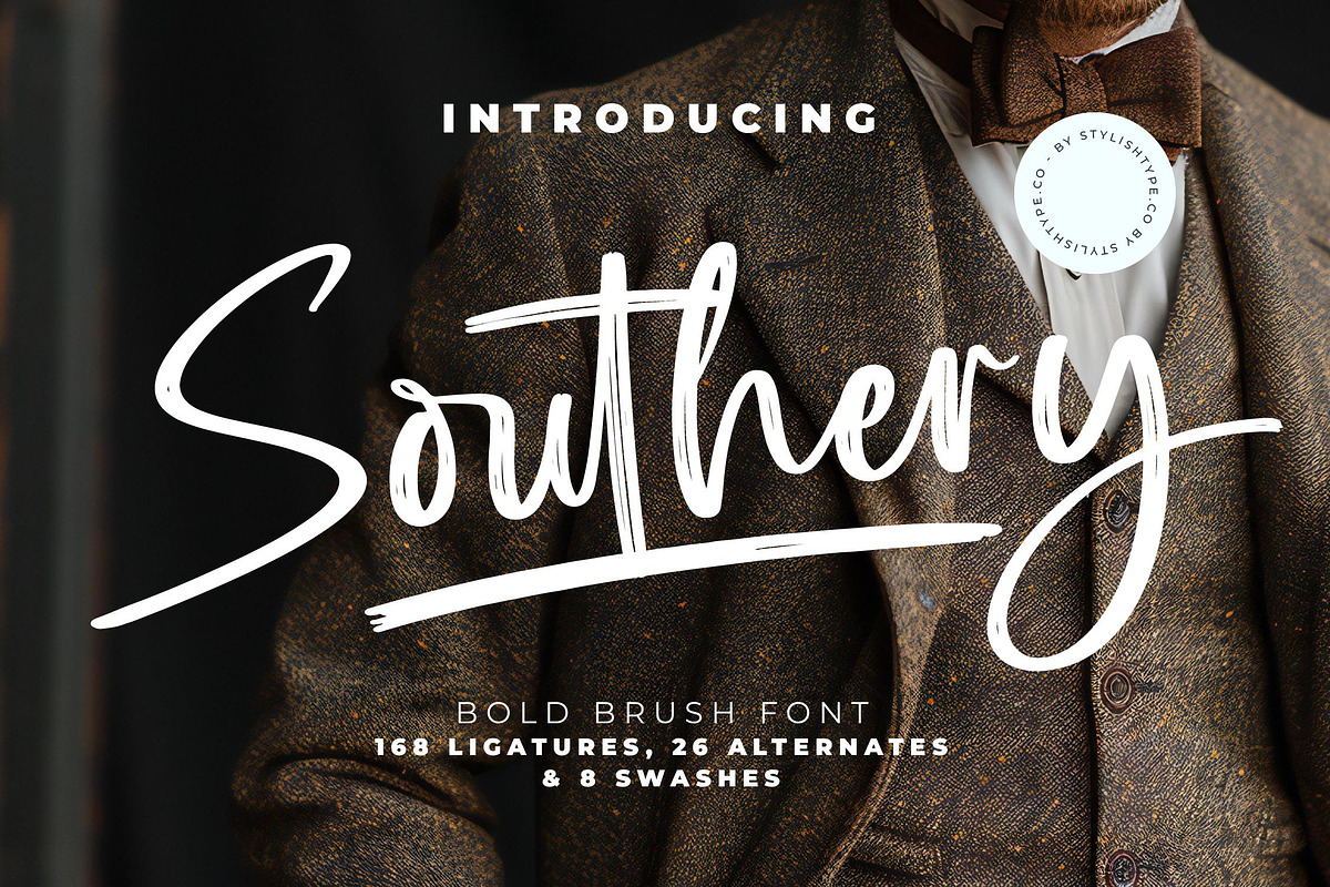 Southery Bold Brush Font, a Script Font by stylishtype.co (Photo 1 of 20)