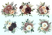 Blush Floral Watercolor Bundle, an Illustration by musafir_fashion (Thumbnail 5 of 13)