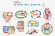 Sardine Italian aesthetic Clipart, a Food Illustration by Piixypeach (Thumbnail 2 of 9)