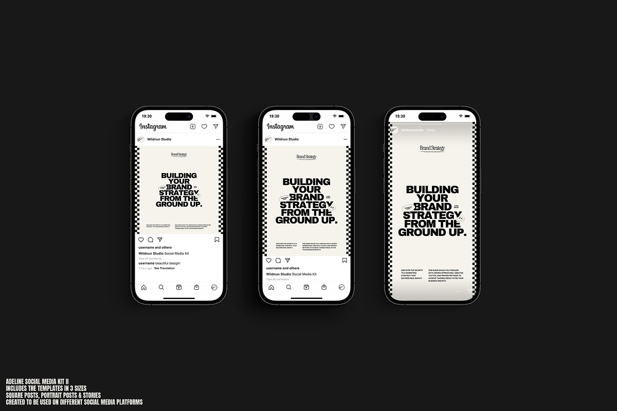 ADE / Social Media Kit (II), a Social Media Template by Wildnun Studio (Photo 4 of 23)
