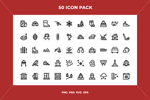 Winter icons, an Outline Icon by Wencory