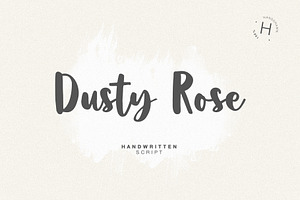 DUSTY ROSE SCRIPT