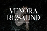 Venora Rosalind Elegant Serif Font, a Serif Font by UICreative (Thumbnail 1 of 13)