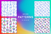 Gestures Patterns Collection, a Pattern Graphic by Alex Blogoodf (Thumbnail 5 of 8)