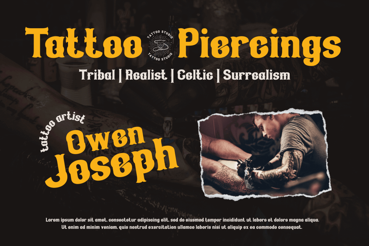 Qiduwy – Blackletter Font, a Blackletter Font by twinstd (Photo 7 of 13)