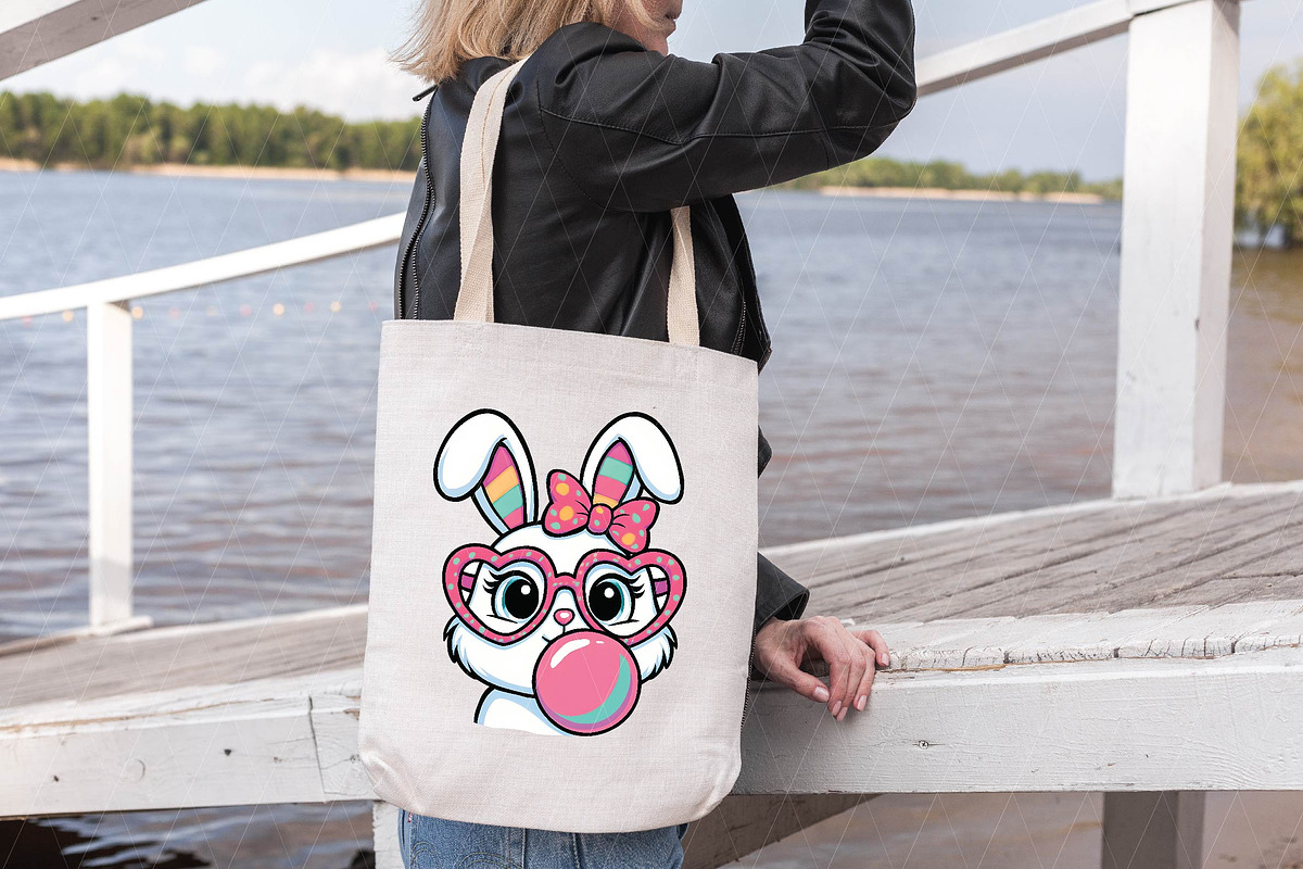 Easter Bunny Coquette PNG, Happy Eas, an Illustration by DreamPrint404 (Photo 6 of 7)