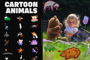 Cartoon Animals 01 For Premiere Pro