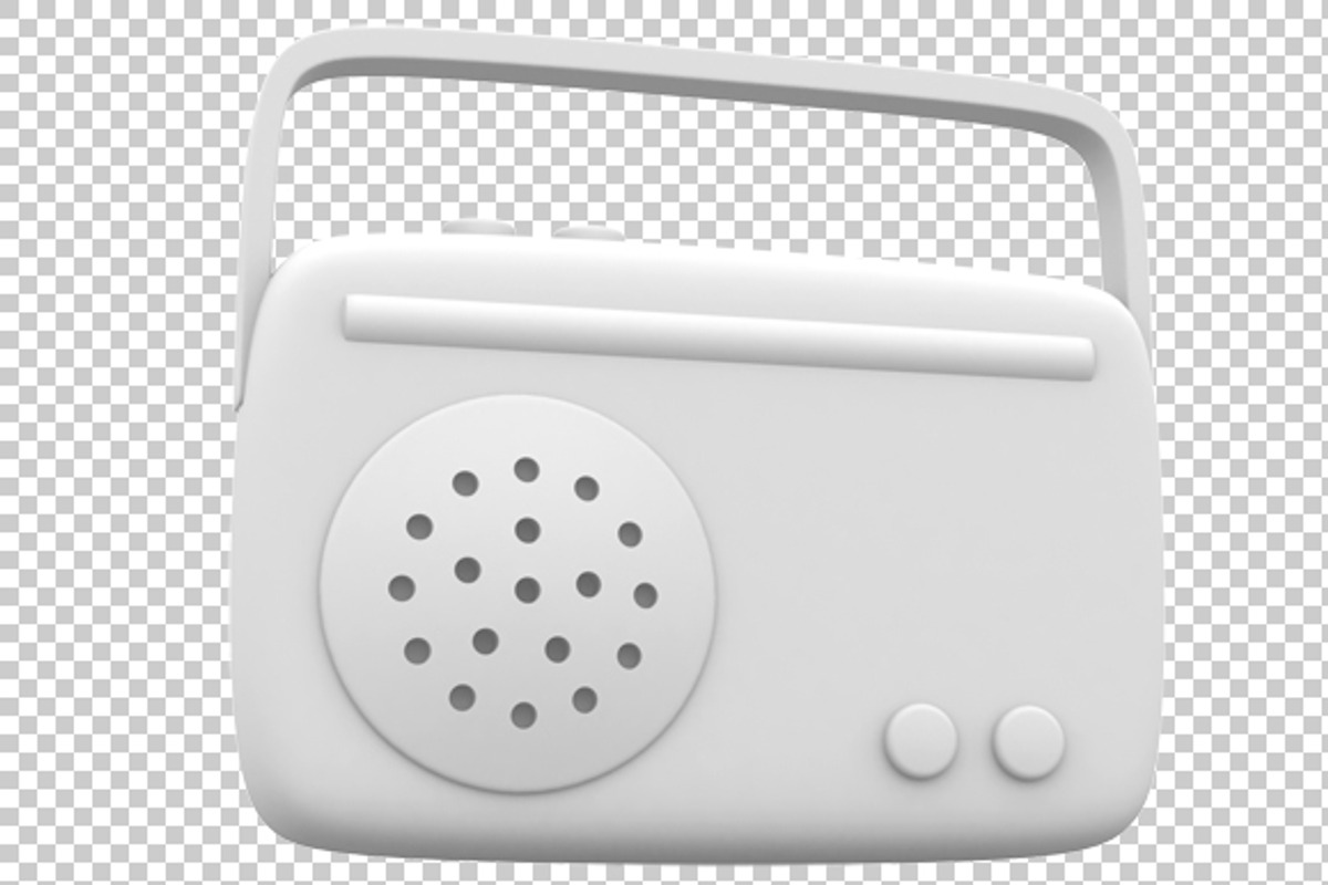 Radio - 3D Render PNG