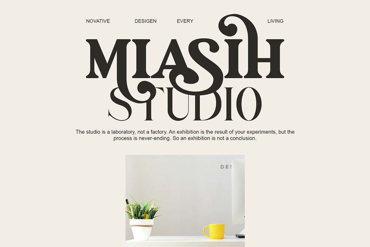 SEHON LIGATURE SERIF TYPEFRACE, a Serif Font by yaqublekker (Photo 4 of 10)