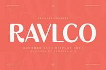 Ravlco — Retro Display Sans