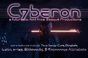 Cyberon, a Font by Essqué Productions (Thumbnail 1 of 5)