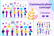 Communication concept, a Person Illustration by SvetaDraws (Thumbnail 1 of 4)
