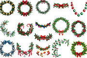 Christmas-garlands-sublimation, an Illustration by designcity5 (Thumbnail 3 of 5)