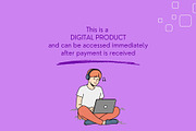 Digital Student Planner - Grey, a Templates & Theme by Design Composer (Thumbnail 3 of 4)