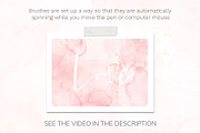Watercolor Photoshop brush set preview 6