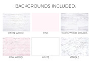 Feminine Desk Scene Creator, a Product Mockup by Pixomize (Thumbnail 6 of 6)