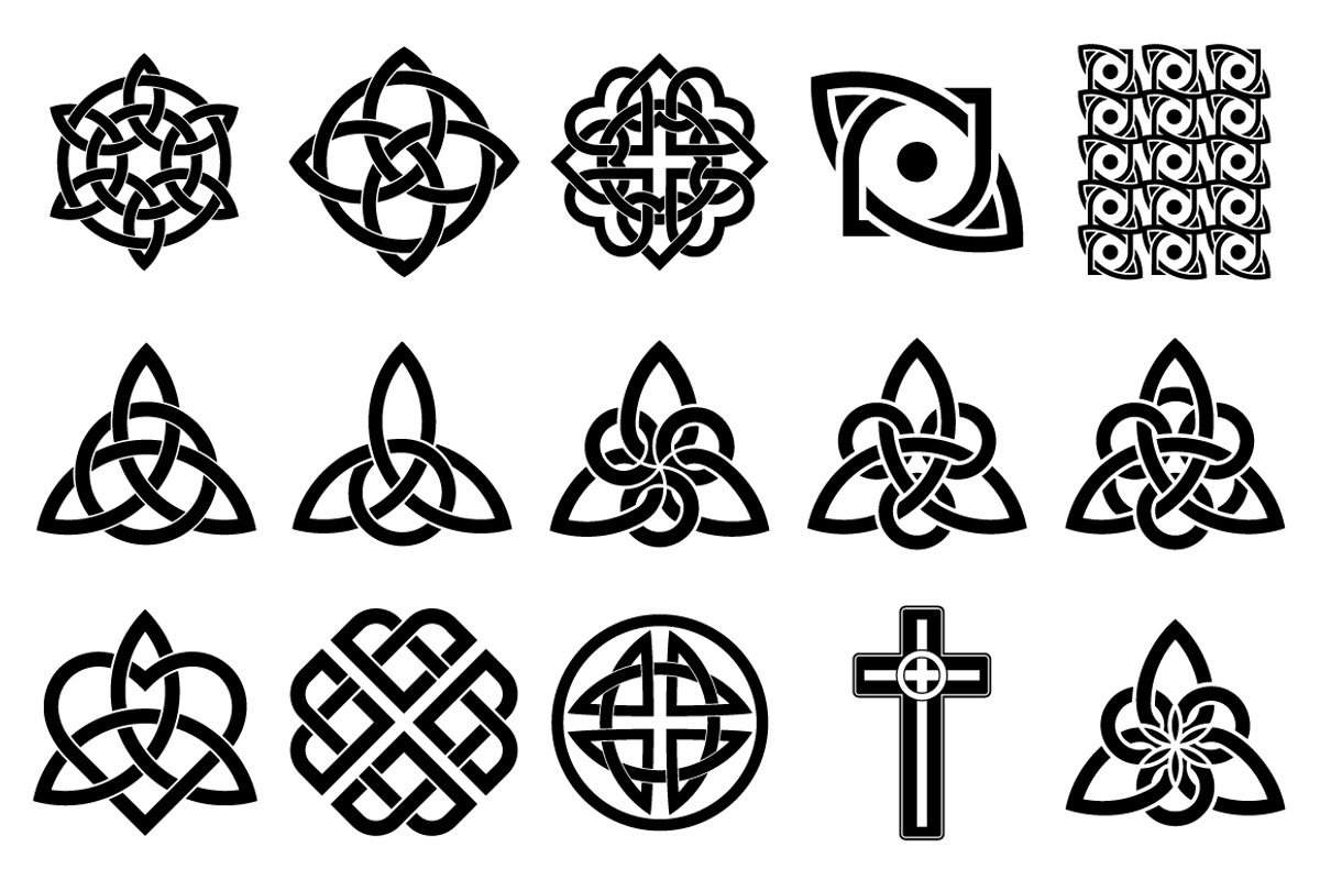 Celtic Knot Style Symbols, an Object Graphic by BackYard Graphics Co. (Photo 7 of 10)