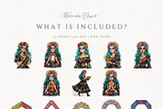 Dia De Los Muertos, Mexican Folk Art, an Object Graphic by Invite to Clipart (Thumbnail 4 of 7)