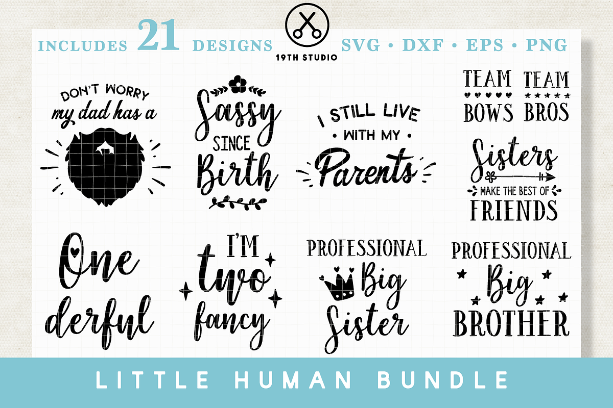 Kids SVG Bundle | MB17, an Illustration by Craft House SVG (Photo 1 of 4)