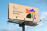 Billboard Poster Street Mockup, an Advertising Mockup by Asylab (Thumbnail 1 of 5)