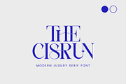 The Cisrun - Modern Luxury Serif, a Serif Font by AnnofaType (Thumbnail 1 of 8)