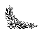 Floral Corner Ornament Clipart Bundl, an Illustration by Creativeshirt (Thumbnail 35 of 48)