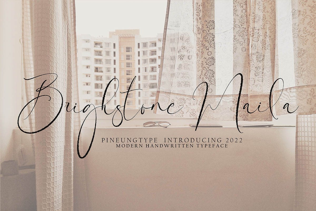 Farmhouse Barn, a Script Font by pineungtype (Photo 3 of 6)