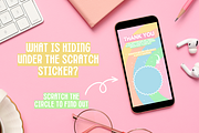Customer Coupon Reveal Scratch Card, a Social Media Template by SunshineStudioBoutique (Thumbnail 8 of 9)