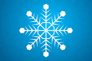 Christmas Snowflake Set Vector