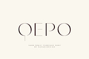 Qepo - Sans Serif Typeface Font, a Sans Serif Font by suhadidesign (Thumbnail 1 of 11)