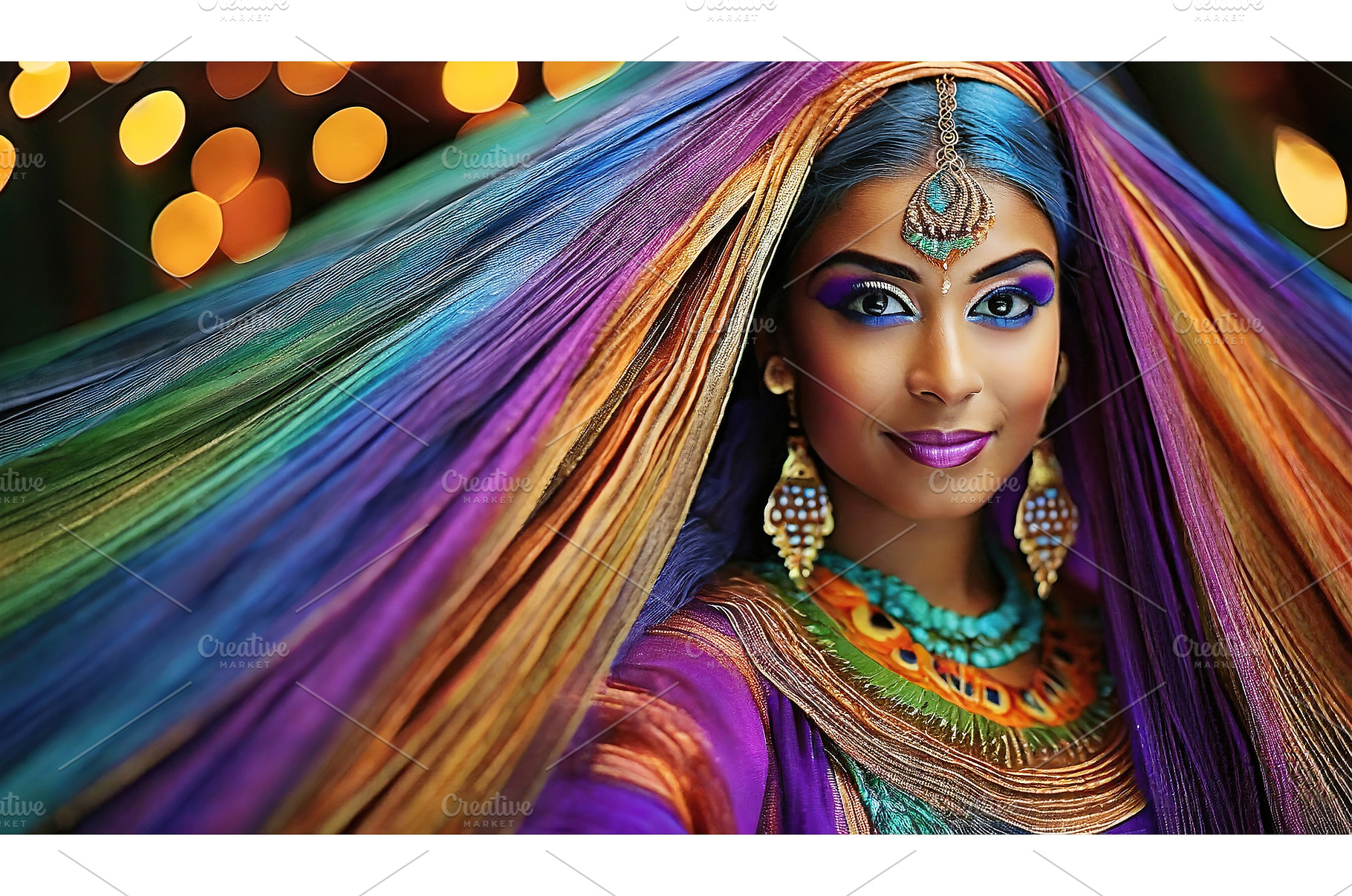 A vibrant portrayal of a woman in, a Beauty & Fashion Photo by Igor Tichonow