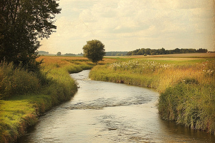 Majestic River Landscape, a Nature Photo by HubbaDigitals