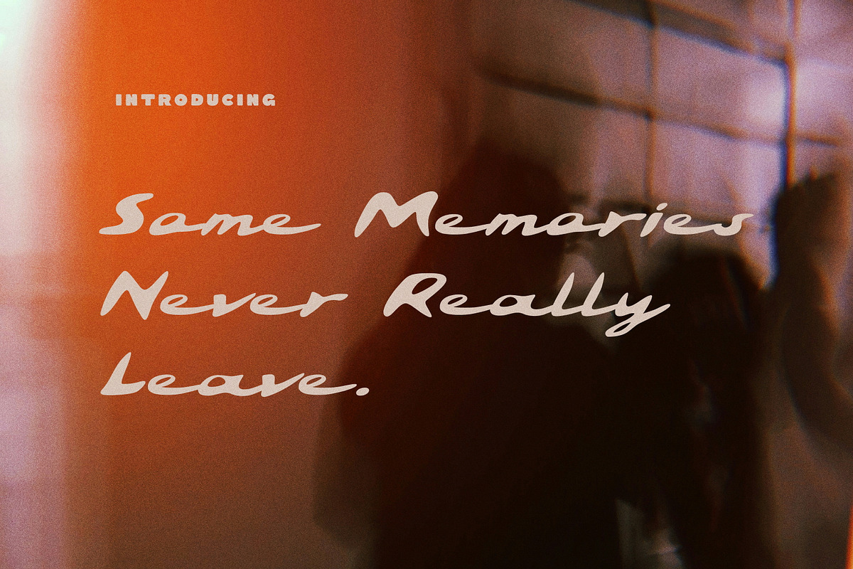 SunfadeMotel Handwritten Bold Script, a Script Font by Struvictory.art (Photo 2 of 9)