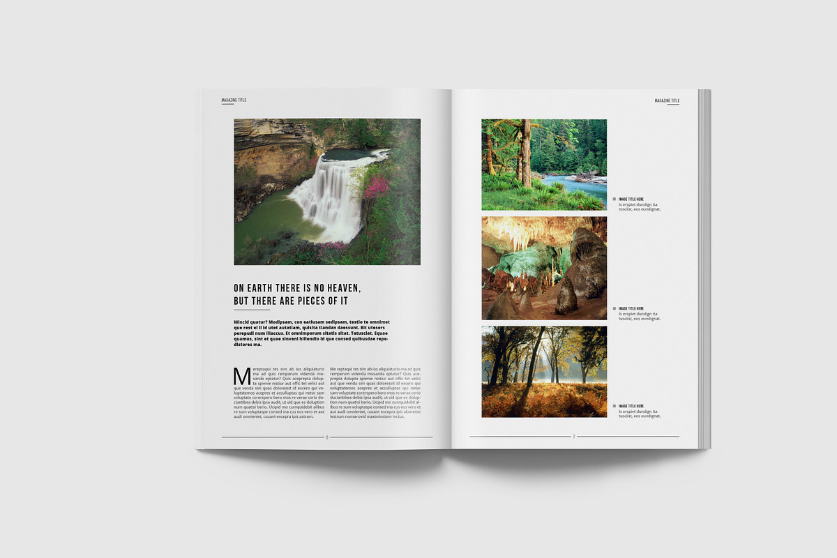 Simple & Clean Magazine Template II, a Magazine Template by Uloel Design (Photo 7 of 12)