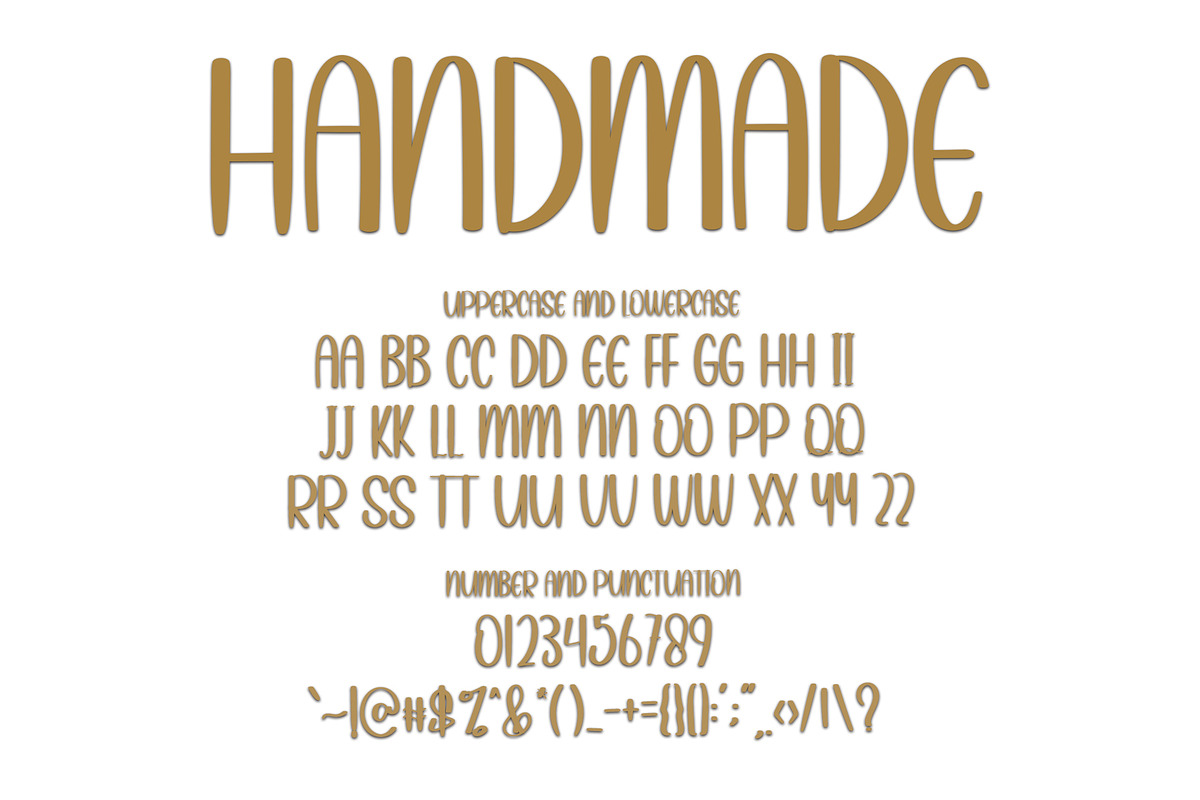 HANDMADE, a Handwritten Font by InermediaSTUDIO (Photo 5 of 6)