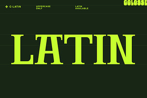 c-latin display type
