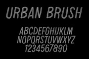 Urban Brush SVG Font, a Font by vladocar (Thumbnail 3 of 8)