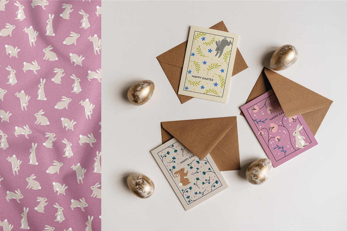 Easter Rabbits Collection, a Pattern Graphic by Briddy (Photo 2 of 8)