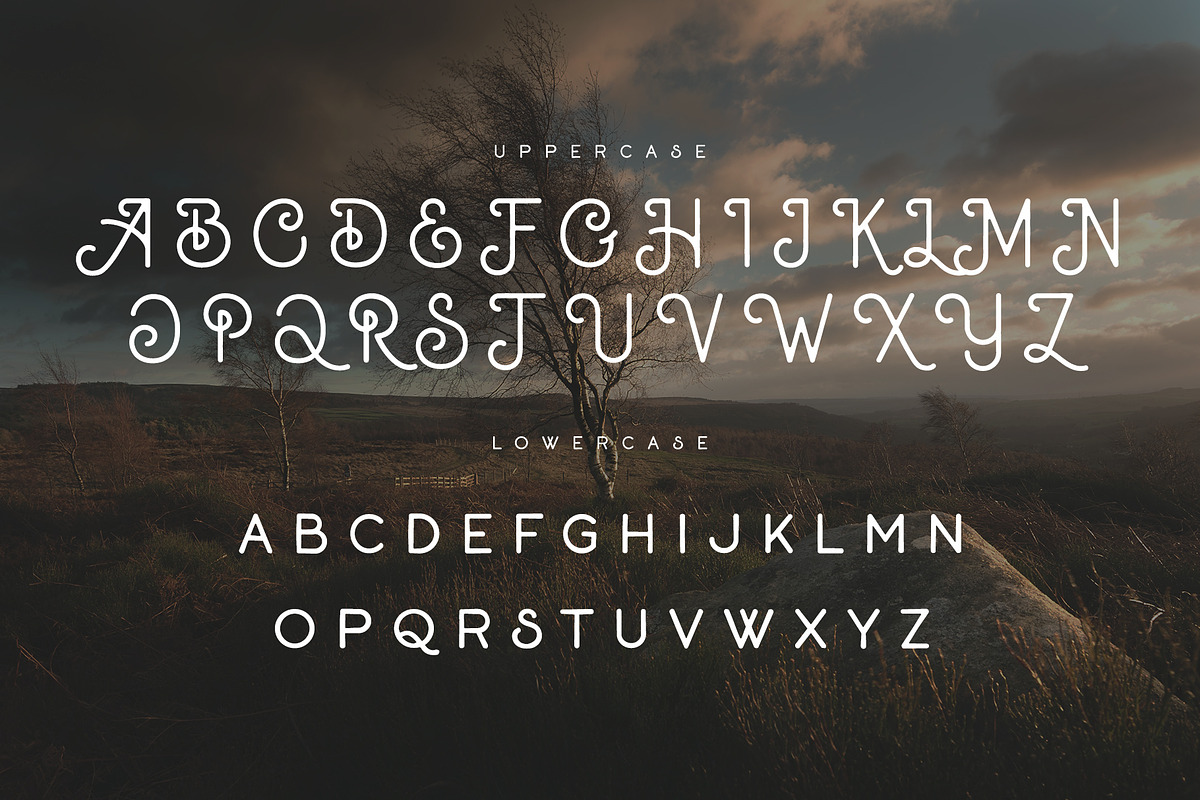 Hinterland - Handcrafted Sans-Serif, a Font by Aurora Graphics (Photo 2 of 5)