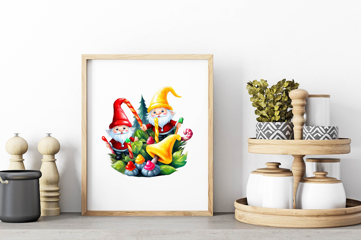 Candy Gnomes Clipart-2, an Illustration by Wow Magic (Photo 3 of 4)