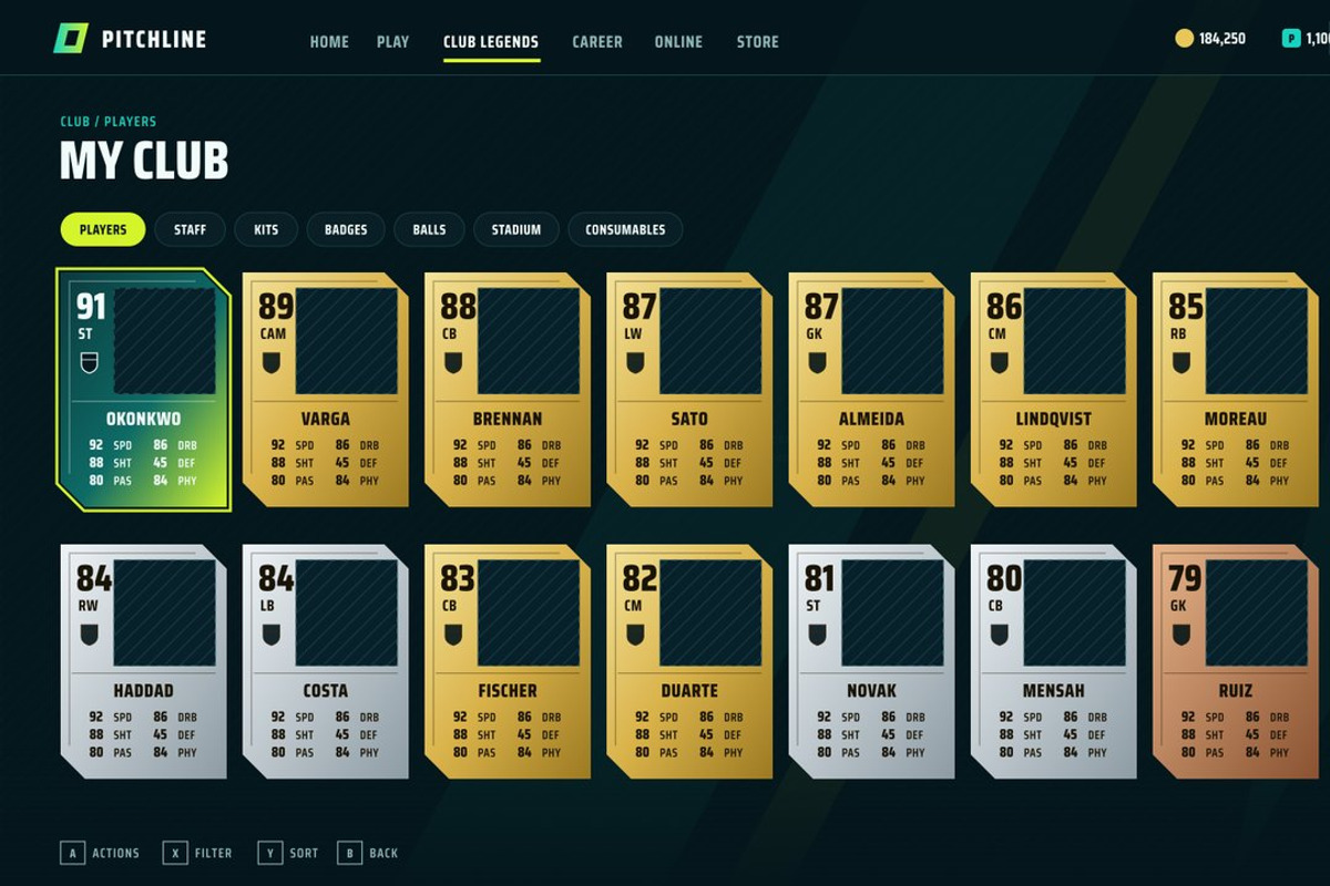Football Game UI Kit, 100 Screens, an UI Kit Template by pawellpi (Photo 52 of 117)