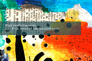 Mixed Media Calligraphy Cards, a Texture Graphic by happychinchilla (Thumbnail 2 of 6)