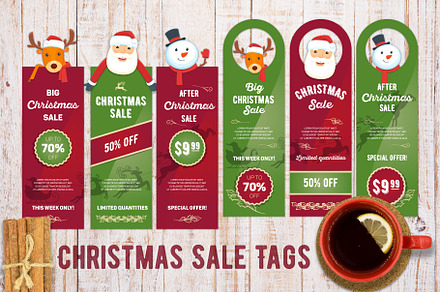 Christmas sale card template