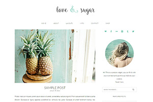 LOVE & SUGAR WORDPRESS THEME